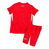 Camiseta Turkey Visitante Equipación para niños Eurocopa 2024 manga corta (+ pantalones cortos)